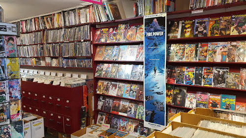 Der Firmenname ist Comic Room