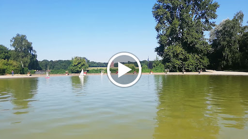 Modellbootbecken im Hamburger Stadtpark